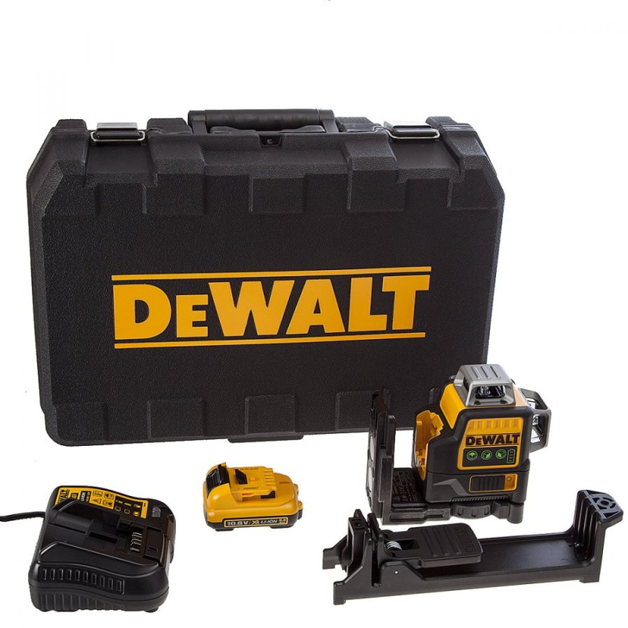 DeWALT DCE089D1G Aku křížový laser 360° 10