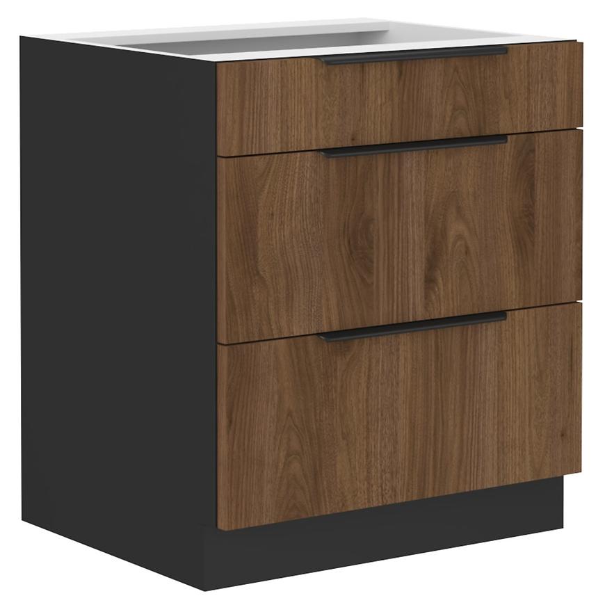 Kuchyňská skříňka Monza ořech okapi 60d 3s bb Baumax