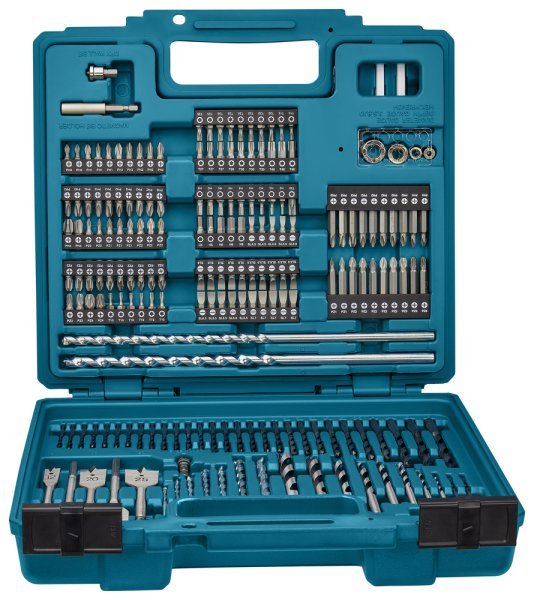 MAKITA E-11689 sada vrtáků a bitů 256 ks v plastovém kufru
