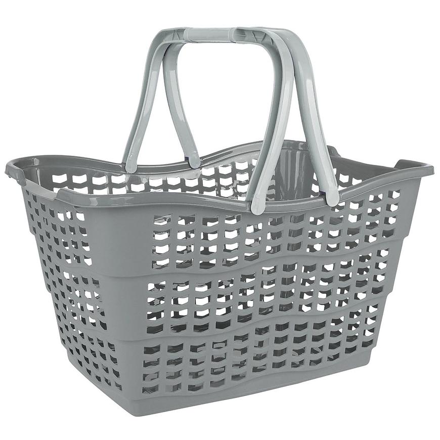 Nákupní košík 15l nordic grey 40x29x22