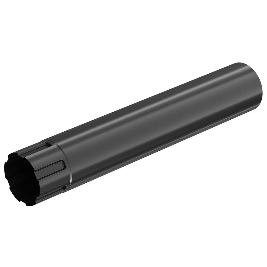 Okapový svod 64-109 ocel 90 mm 1 m Bryza černá RAL 9005 CELLFAST BRYZA