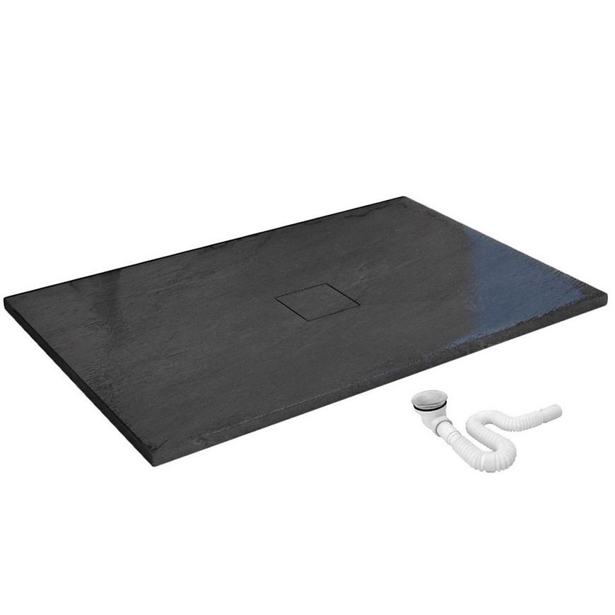 Rea-K9603 sprchová vanička obdélníková stone black 90x120 REA