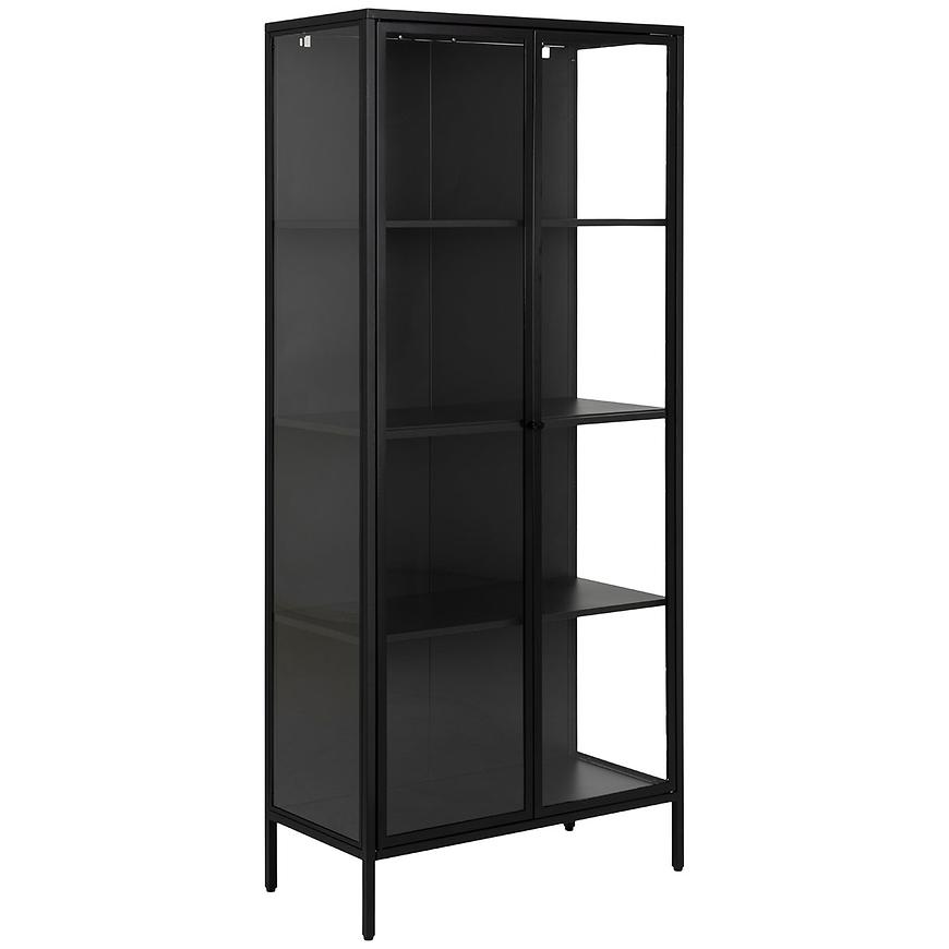 Regál matt black Baumax