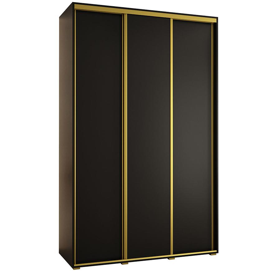 Skříň 45 Canaris 1 160 černá/gold Baumax