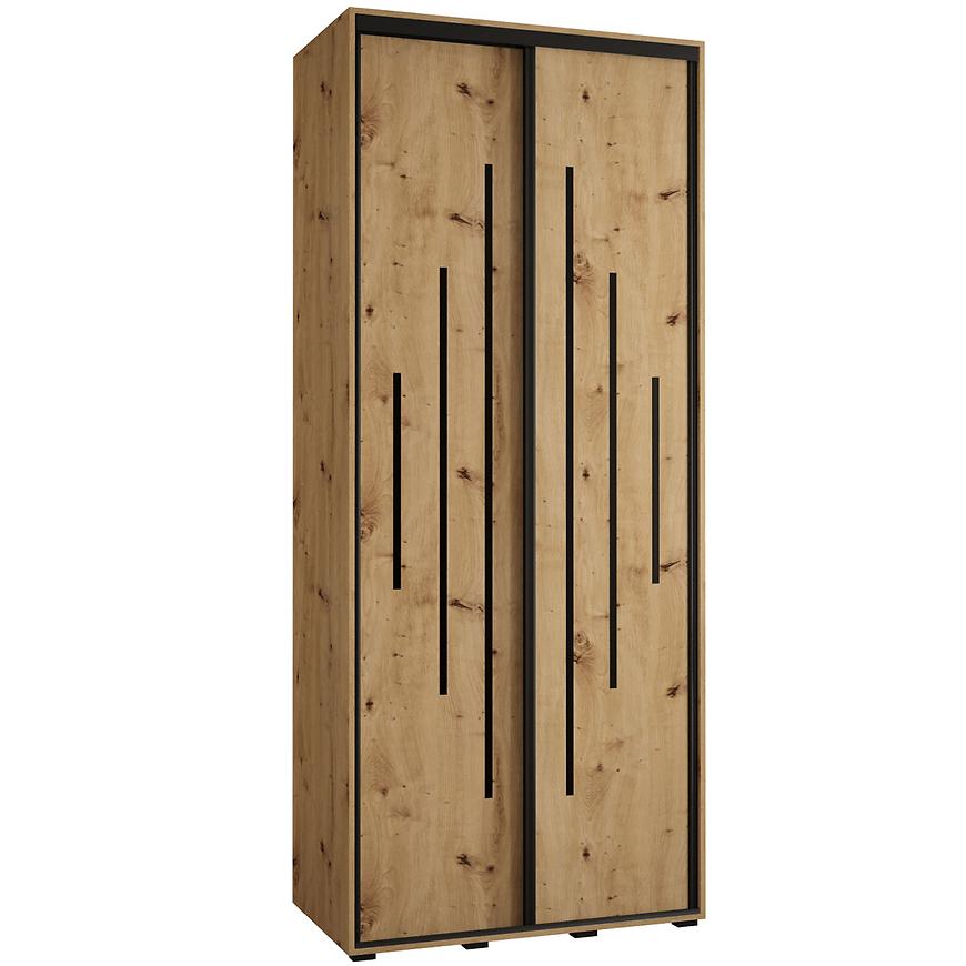 Skříň 45 Canaris 12 100 artisan/černá Baumax