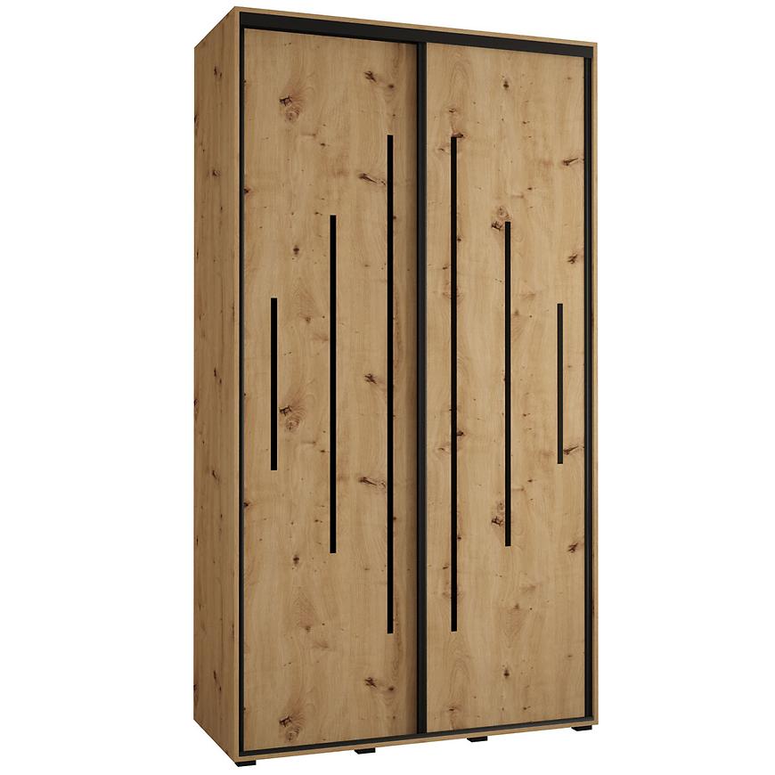 Skříň 45 Canaris 12 130 artisan/černá Baumax