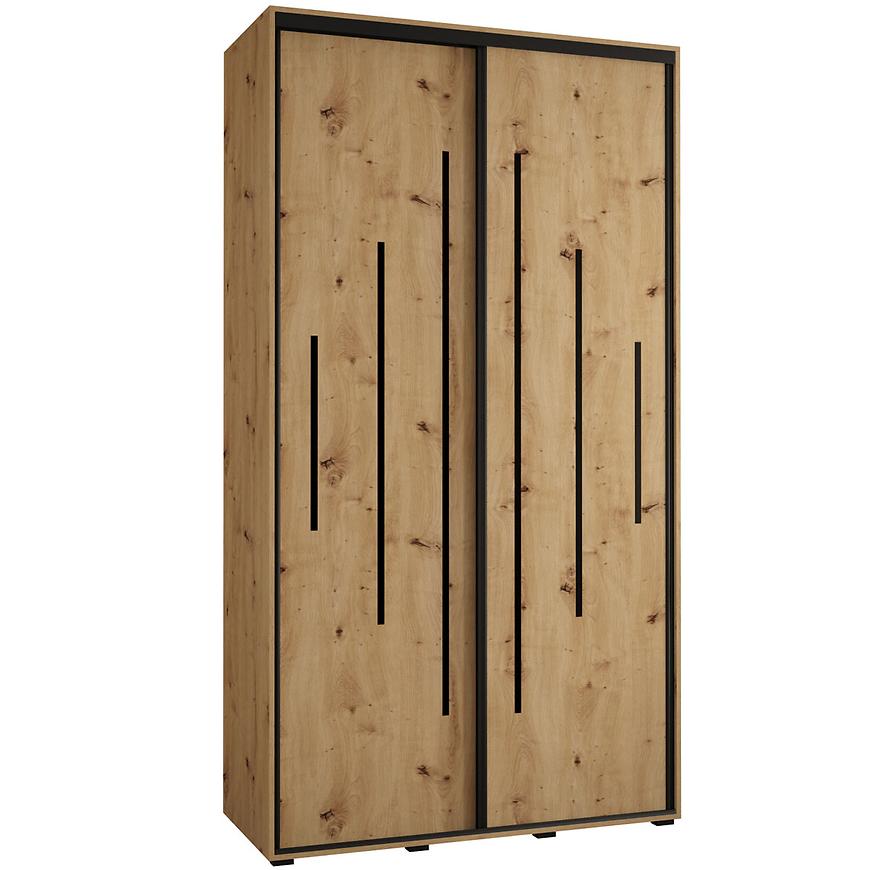 Skříň 45 Canaris 12 140 artisan/černá Baumax