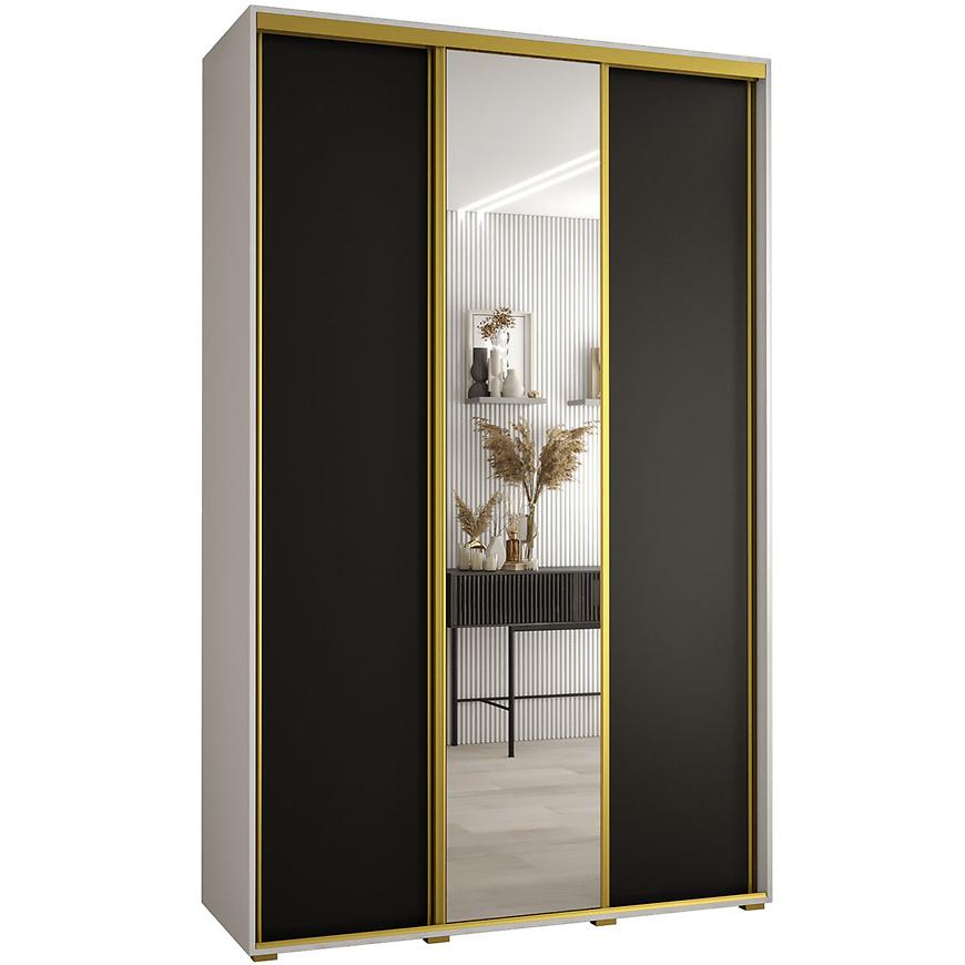Skříň 45 Canaris 3 170 bílá/černá/gold Baumax