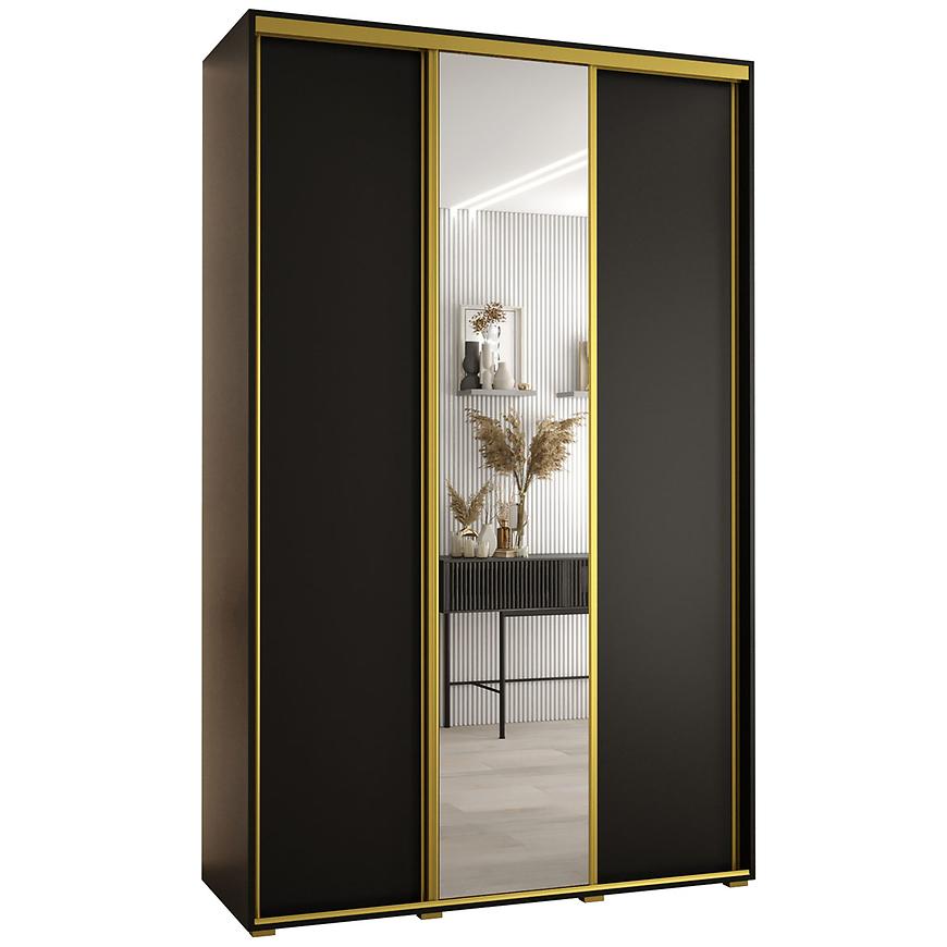 Skříň 45 Canaris 3 170 černá/gold Baumax
