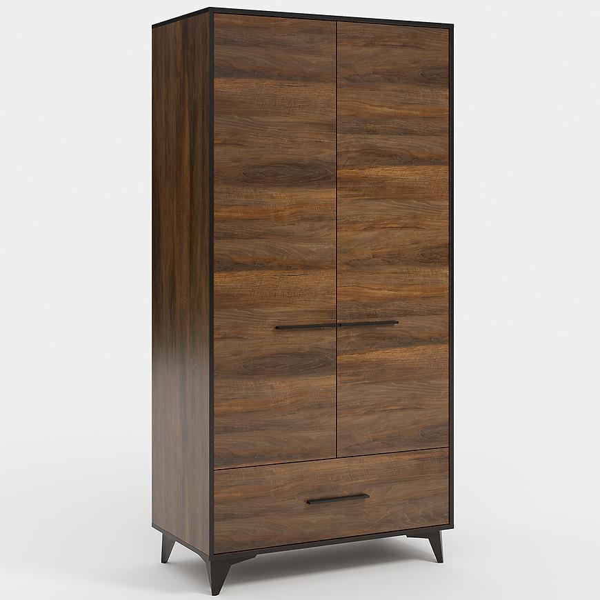 Skříň Frida II S2D1S shirin walnut Baumax