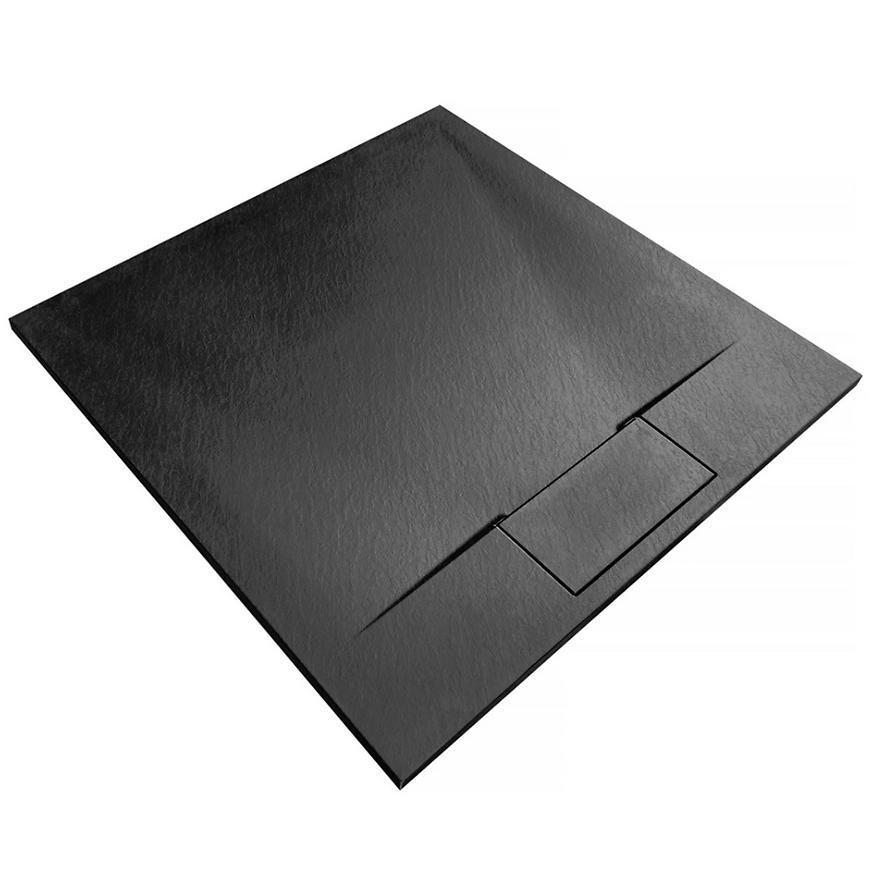 Sprchová vanička Bazalt black 90x90 REA
