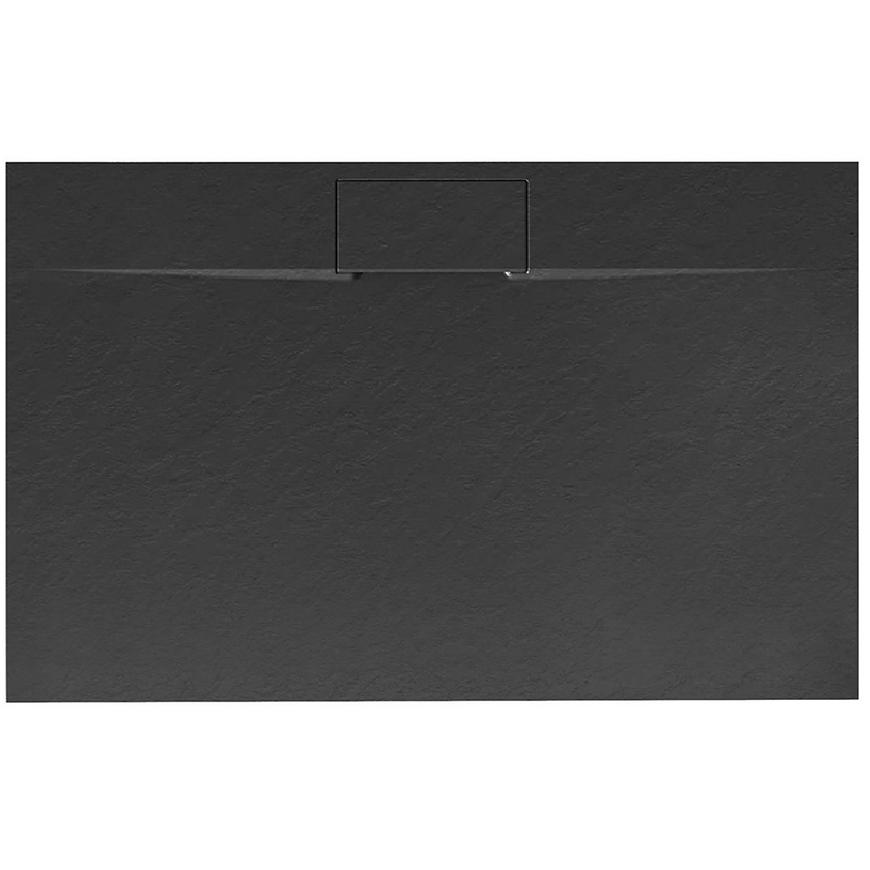 Sprchová vanička Bazalt long black 80x120 REA