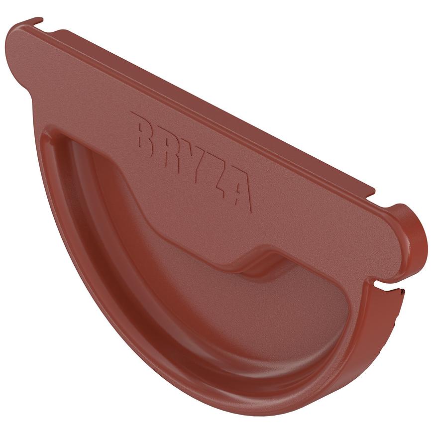 Univerzální čelo pro okapový žlab 64-086 ocel 125 mm Bryza cihlová RAL 8004 CELLFAST BRYZA