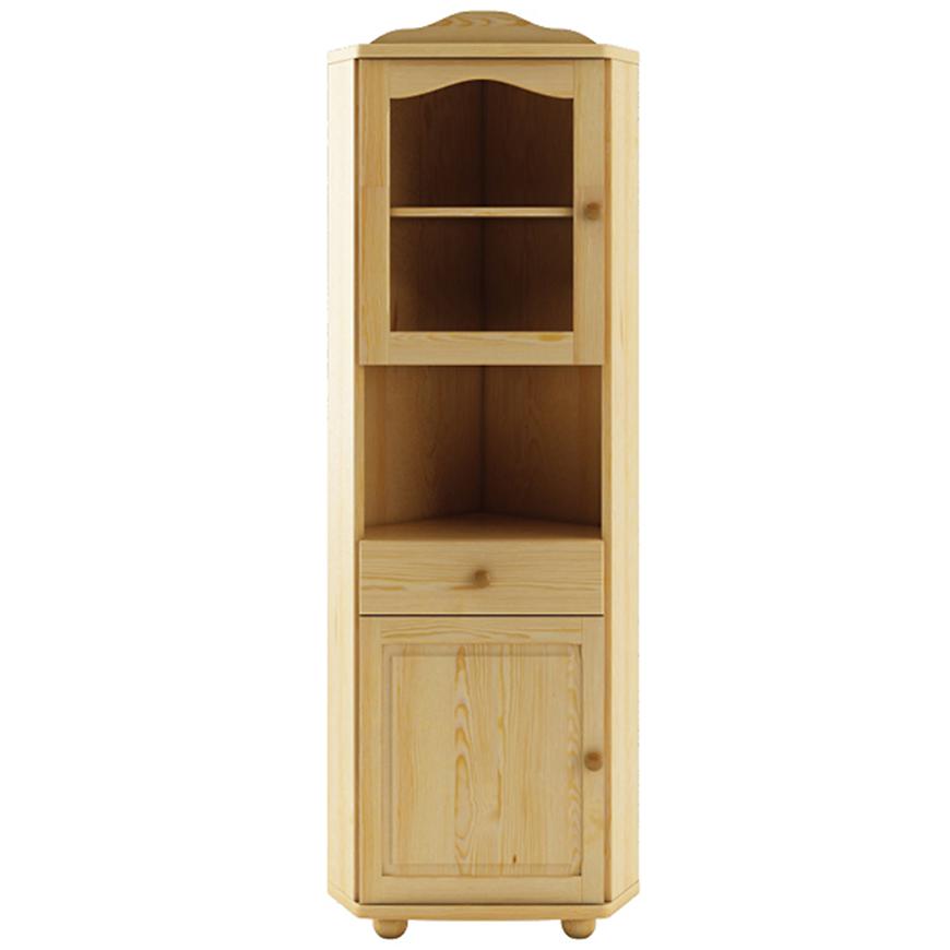 Vitrína z Borovice KW113 surové Baumax