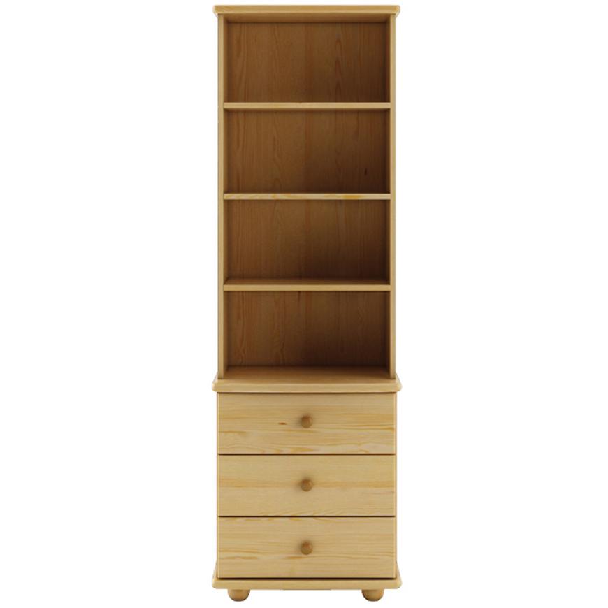 Vitrína z Borovice KW128 surové Baumax