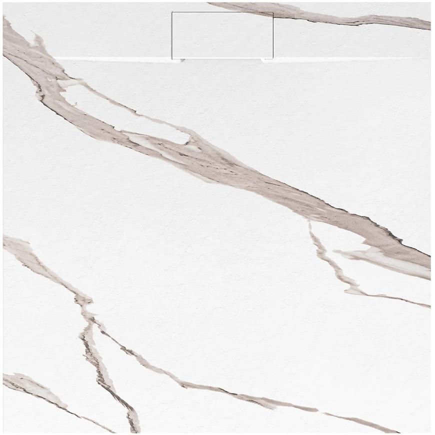 Sprchová vanička čtvercová Bazalt 90x90x2