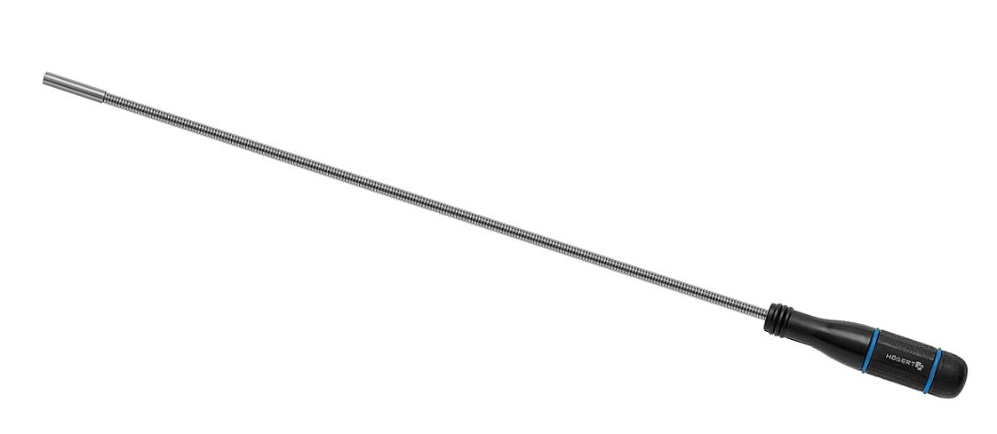 HOGERT HT4R509 vytahovač magnetický úzký s dlouhým ohebným dříkem 510mm