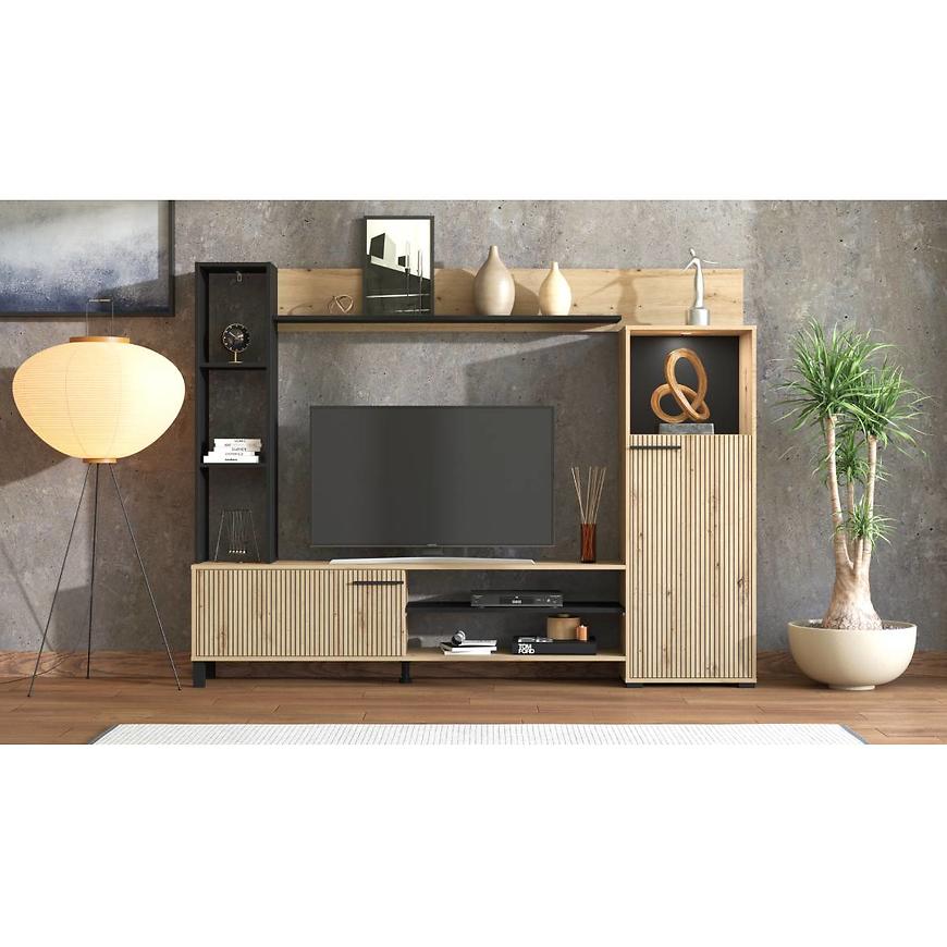 Obývací Stěna Retimno artisan/černá 11013492 Baumax