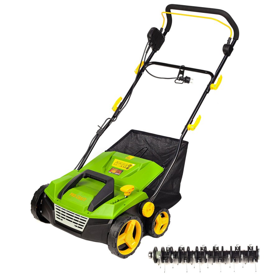 PROCRAFT PSC380 elektrický vertikutátor - provzdušňovač 1800W 2 v 1