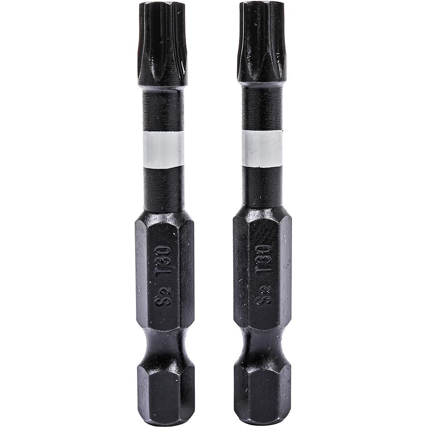 Rázové šroubovací bity Torx T30x50 mm 2 ks Drel