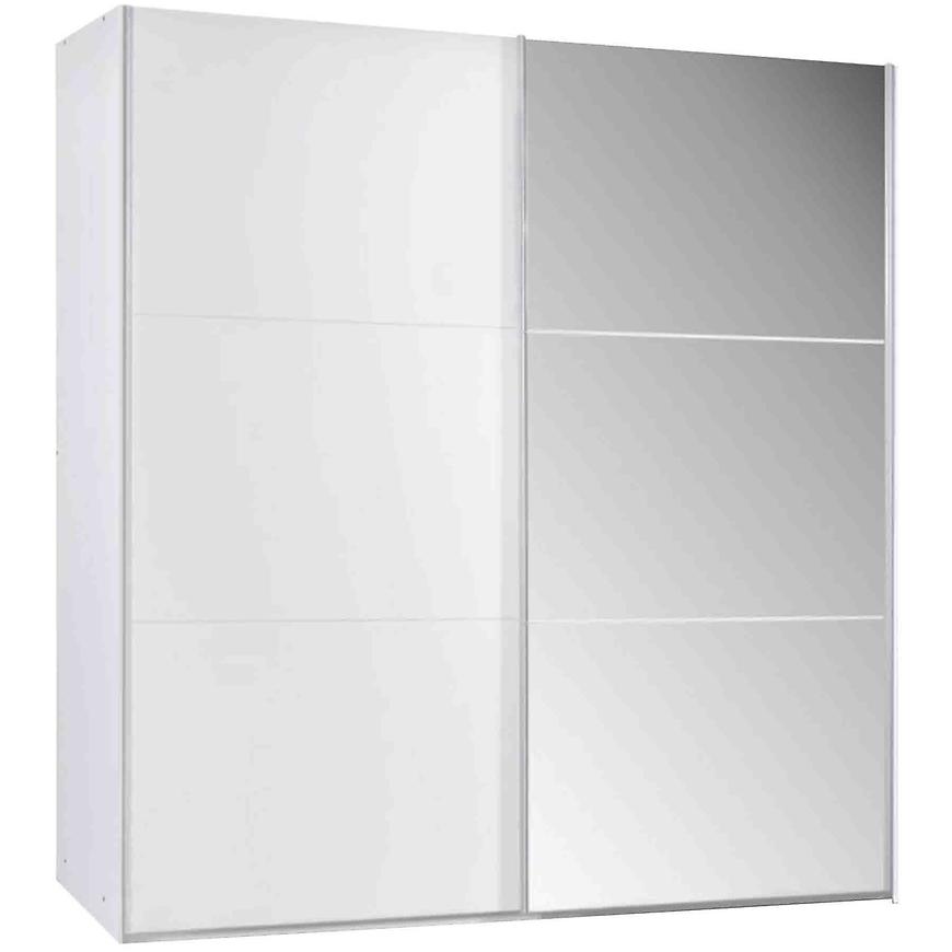 Skříň Vigo 200cm Bílá/Zrcadlo Baumax