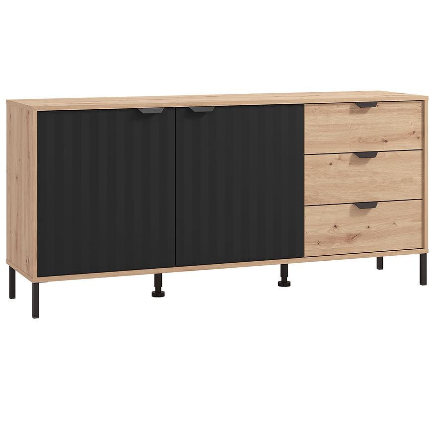 Tv stolek Vandea artisan/černá 11013563 Baumax