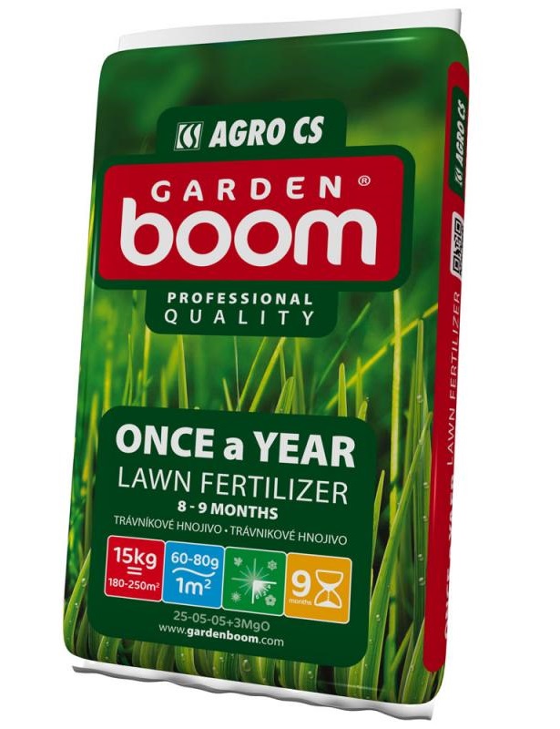 AGRO CS Garden Boom ONCE a YEAR trávníkové hnojivo