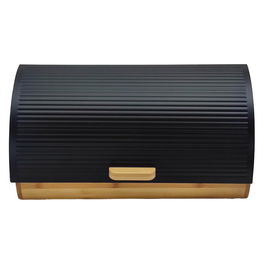 Chlebník black 38.5x28x18.5 cm