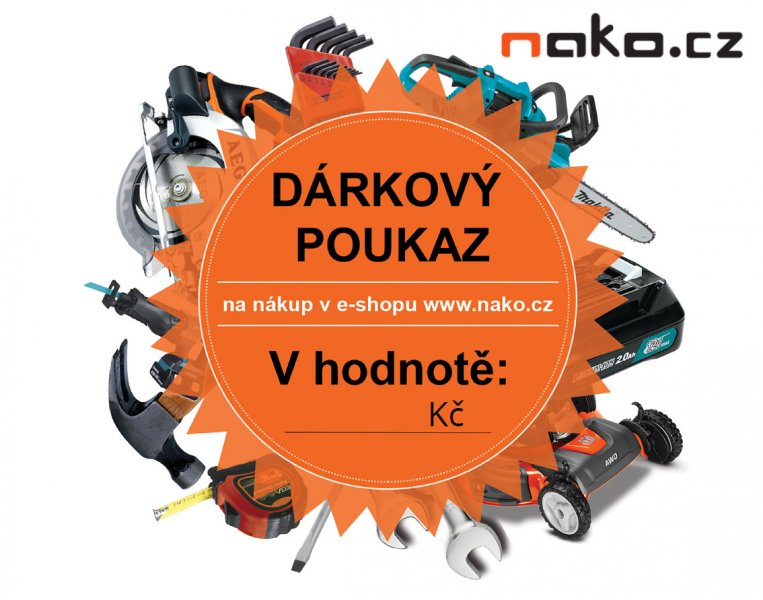 DÁRKOVÝ POUKAZ v hodnotě násobků 100 Kč