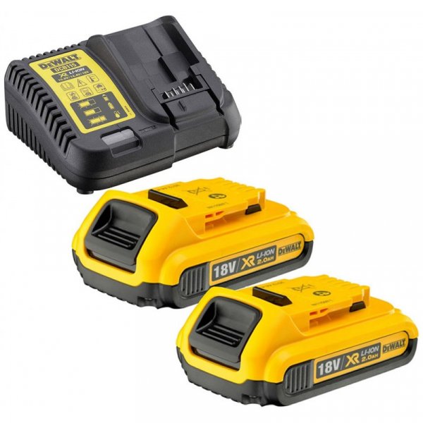 DeWALT DCB115D2 sada nabíječka a beterie XR 18V 2x2