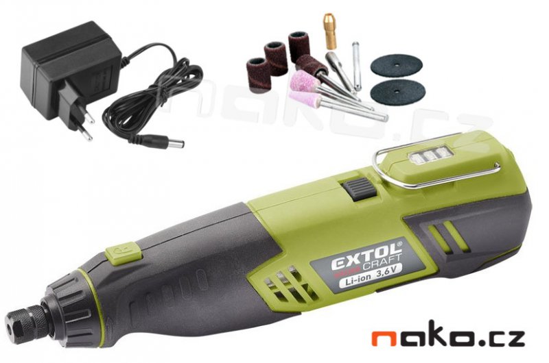 EXTOL CRAFT 402200 přímá aku bruska 3