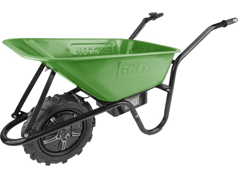 EXTOL CRAFT 402600 stavební aku kolečko bezuhlíkové 80 lit. 500W 24V Pb 12Ah