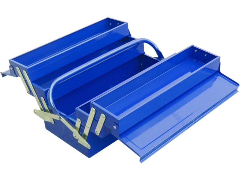 EXTOL CRAFT 81843 kufr na nářadí kovový 400x200x195mm - 5 přihrádek