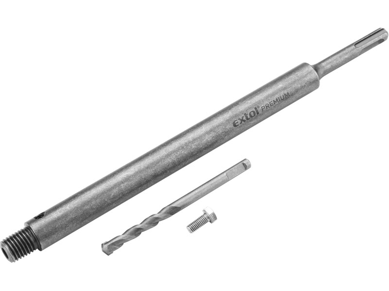 EXTOL PREMIUM upínací stopka SDS plus (8801950) s vodícím vrtákem 300mm M16