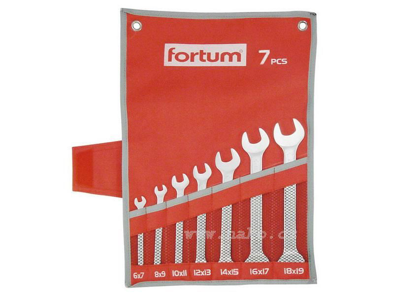 FORTUM 4730103 sada plochých klíčů 6-19mm