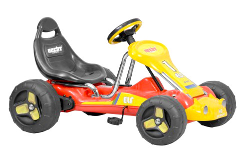 HECHT 59788 dětské šlapadlo motokára červená/žlutá