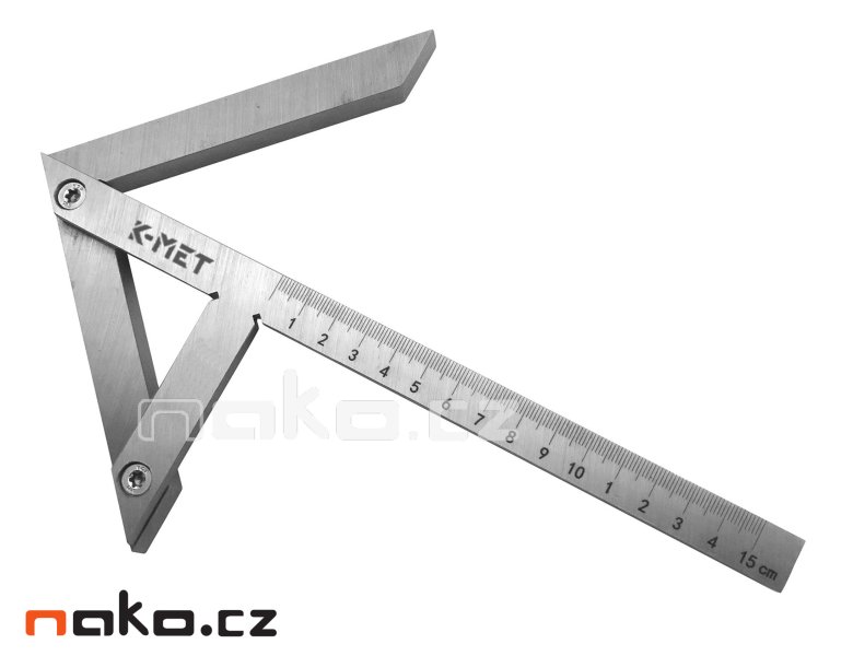K-MET 4062 úhelník středící 100x70/90 mm