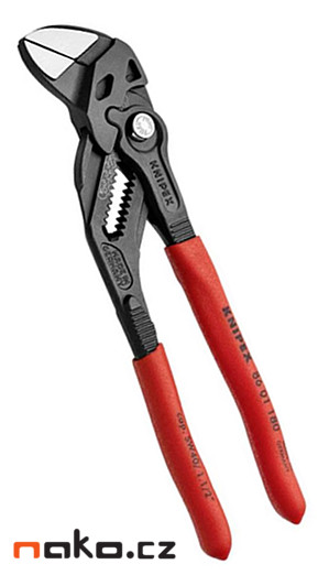 KNIPEX 8601180 klešťový klíč černěný 180mm (paralel)