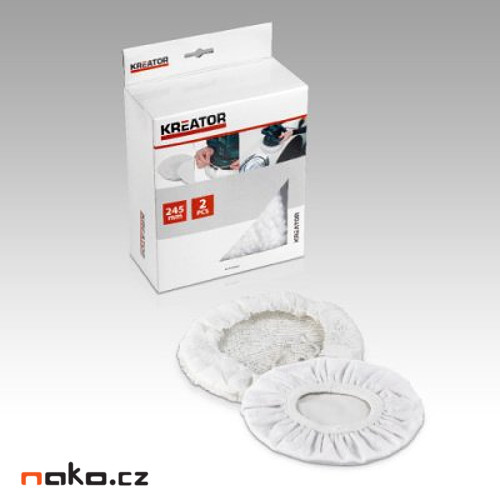KREATOR KRT239090 2ks leštících kotoučů 245mm pro leštičky na laky