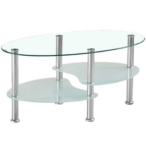 Konferenční Stolek Duo 90cm Sklo Baumax