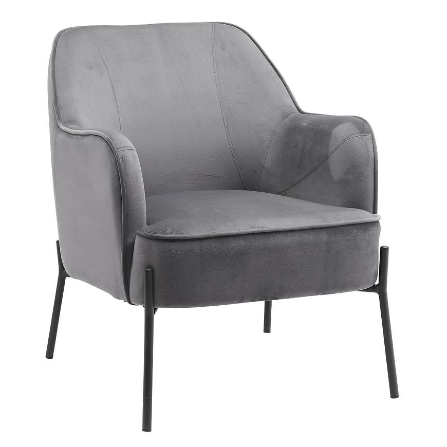 Křeslo Bob Dark Grey Velvet 13 Baumax