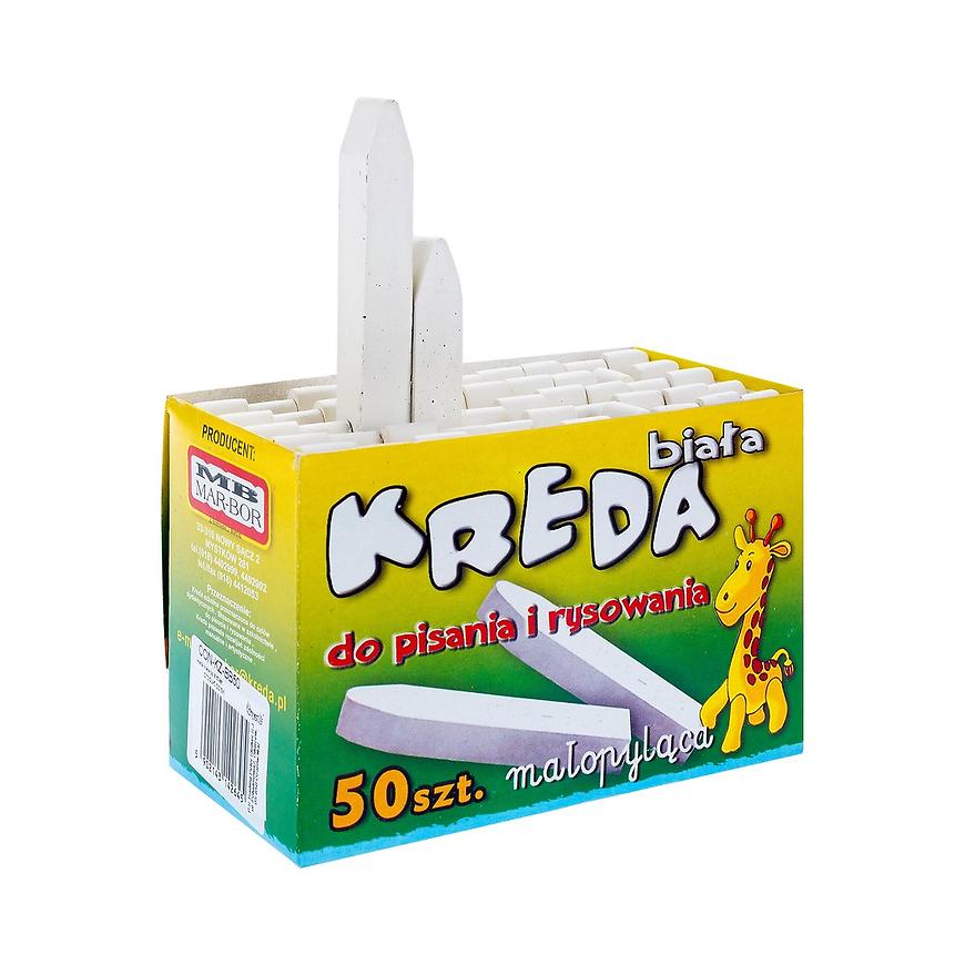 Křída bílá typ B čtverec 50 ks Condor