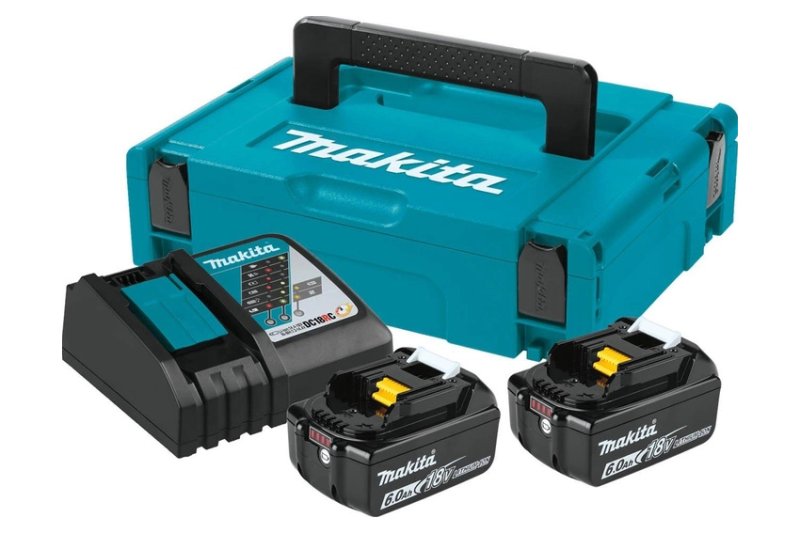 MAKITA 198116-4 sada baterií LiIon LXT 18V 2x BL1860B + nabíječka DC18RC + Makpac ORIGINÁL