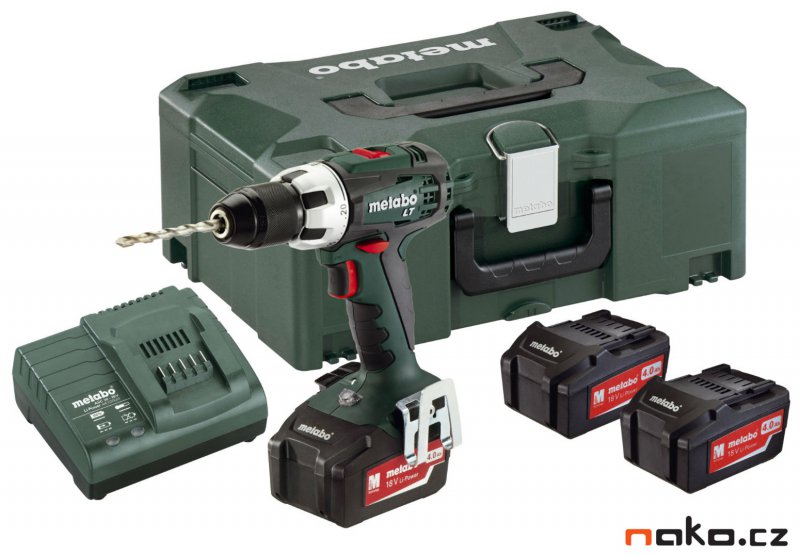METABO BS 18 LT aku vrtačka 3x4Ah LiIon MetaLoc 602102960
