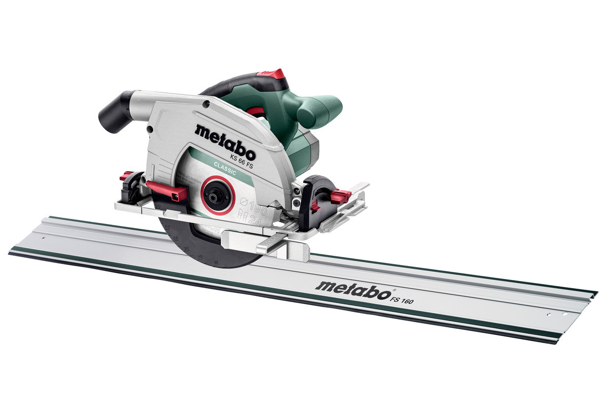 METABO KS 66 FS SET okružní pila + hliníková lišta FS 160