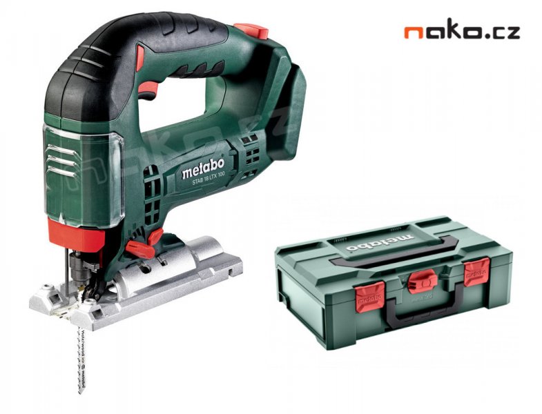 METABO STAB 18 LTX 100 aku přímočará pila Li-Ion bez baterií 601003840