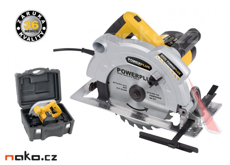 POWERPLUS POWX0550 kotoučová pila 210mm