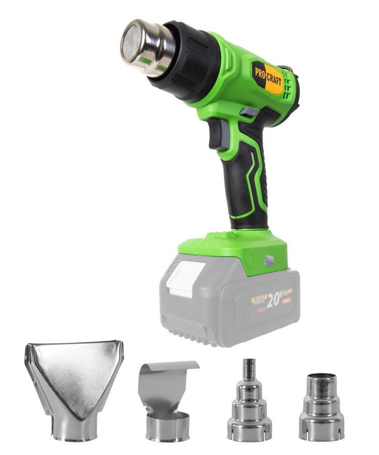 PROCRAFT PH24bb aku horkovzdušná pistole 20V LiIon bez aku