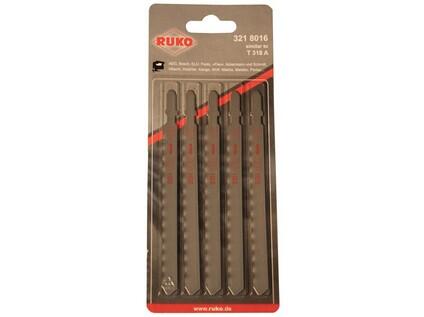 RUKO List pily přímočaré 8016 132mm/21z na kov RUKO