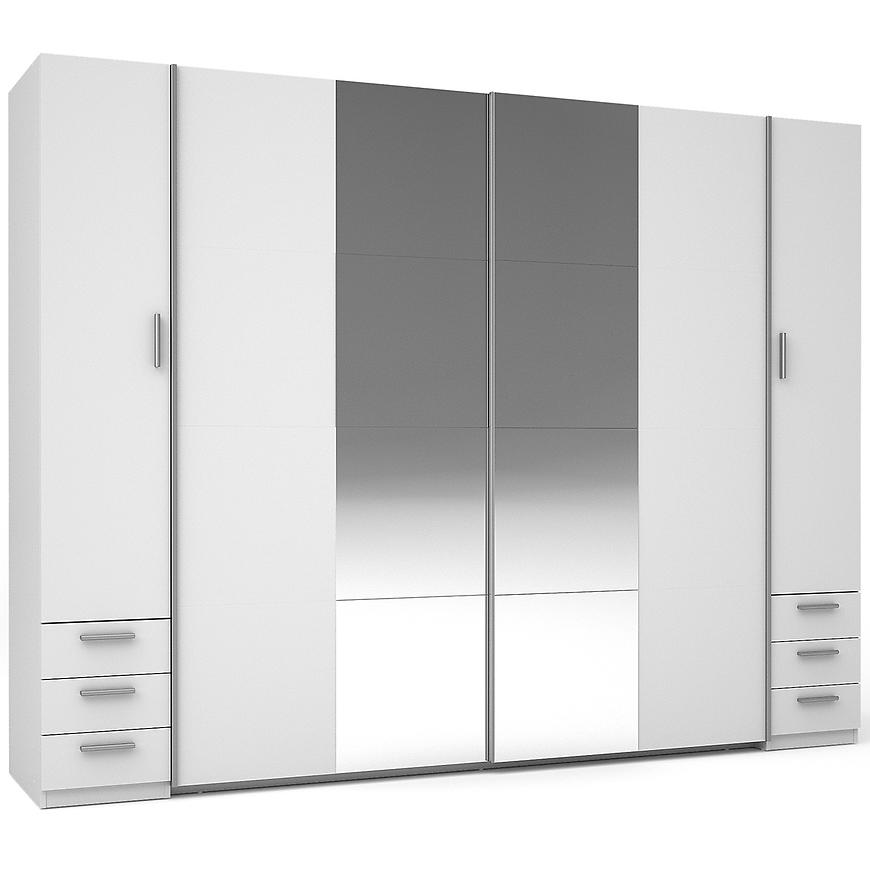 Skříň Store 2D+2D III21-B bílá/zrcadlo Baumax